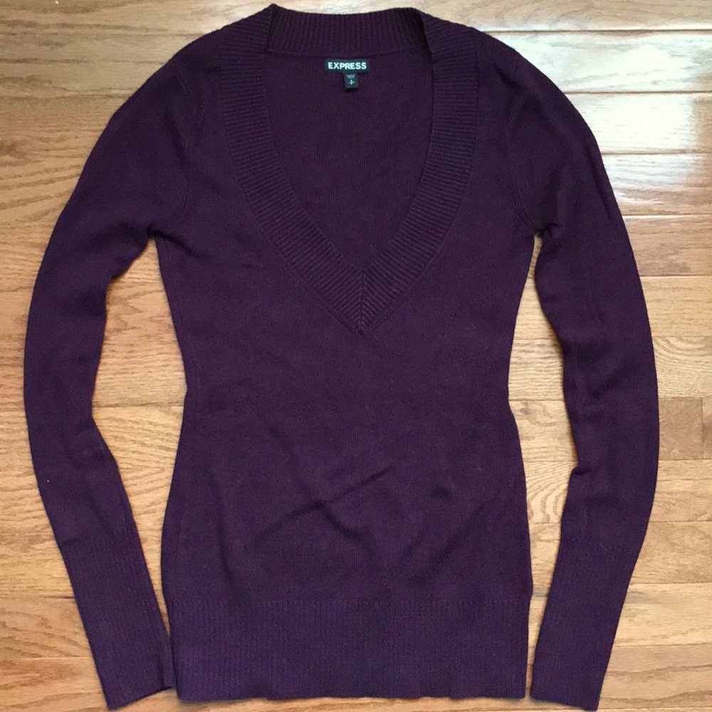 Express purple sweater